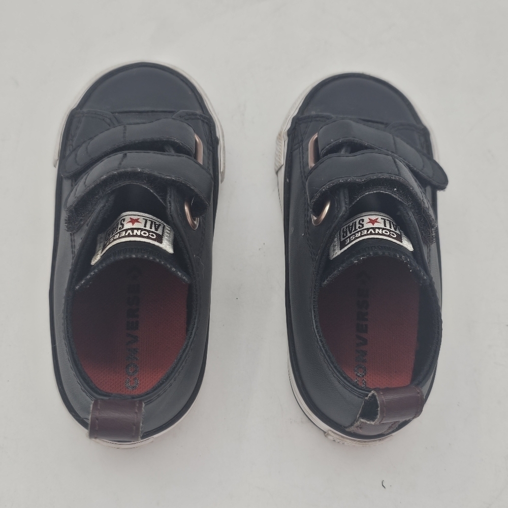 Converse Chuck Taylor All Star 2V Toddlers Sneakers Black Infant Size 7 - Picture 8 of 10